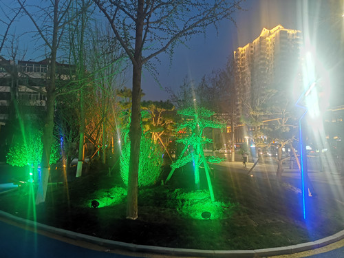 街心公園，景觀燈